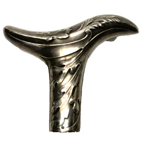 Ancien petit POMMEAU de CANNE en argent - Picture 1 of 7