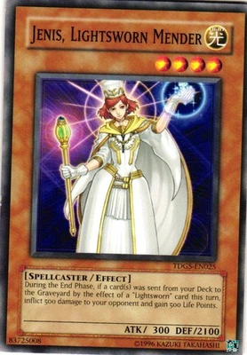 Jenis, Lightsworn Mender Common The Duelist Genesis TDGS-EN025 LP - Image 1 of 2