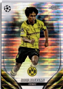 2023-24 Topps UEFA Club Competiciones Karim Adeyemi 73 Pulsar Fútbol Plateado - Imagen 1 de 7