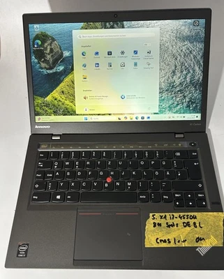 Lenovo Thinkpad X1 Carbon 2nd Gen i7-4550U 8GB Ram 265GB SSD DE TAST Bastler 5 - Bild 1 von 4