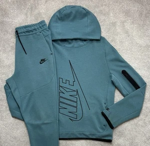 Nike Tech Fleece Tracksuit Blue, Kids Size XL Age 13-15yrs GreatCond RRP£150 - Picture 1 of 24