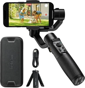 ✅ Hohem Isteady Mobile Plus Stabilizzatore Gimbal per Smartphone,Gimbal Telefono 3 Assi - Foto 1 di 7