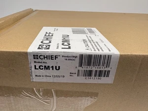 Chief LCM1U FUSION Large Flat Panel Ceiling Mount (Black) - Picture 1 of 3