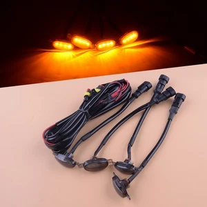 4pcs Front Grille LED Light Kit Fit for Toyota Land Cruiser LC80 1989-1998 - Picture 1 of 7