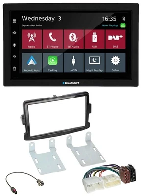 Blaupunkt 2DIN MP3 USB Bluetooth DAB Autoradio für Dacia Dokker Logan Duster Lod - Bild 1 von 4