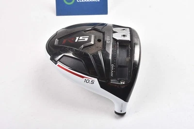 Taylormade R15 Driver Head Only / 10.5 Degree / Base Weight Missing - Image 1 of 4