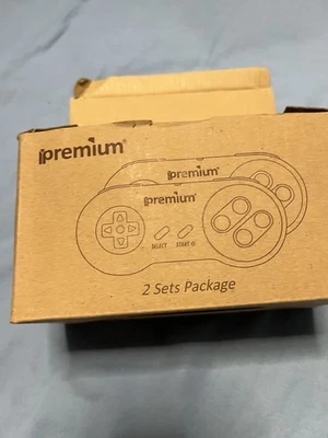 2x Controles de Gamepad Sem Fio Bluetooth - Estilo SNES por iPremium - Imagem 1 de 4