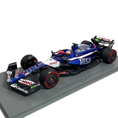 Modellino F1 Spark 1/18 Visa Cash App RB VCARB 01 Bahrain GP 2024 #3 D. Ricci... - Immagine 1 di 4