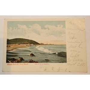 POSTAL EAST BEACH, WATCH HILL, R.I. - c. 1901-1907 - Imagen 1 de 2
