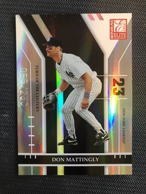 Don Mattingly /250 - 2004 Donruss Elite No185 поворот века - Yankees - Изображение 1 из 3
