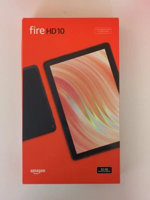 Amazon Fire HD 10 Tablet 32 GB  13. Gen. 2023 Schwarz mit Werbung  *NEU& OVP*🔥 - Bild 1 von 2