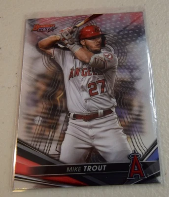 2022 Bowman's Best Mike Trout #14 Los Angeles Angels - Image 1 of 2