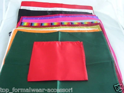 Squares-12" x 12"-Shiny HANKIE<Matching Bow tie & Cummerbund R Available in SHOP - Image 1 of 2