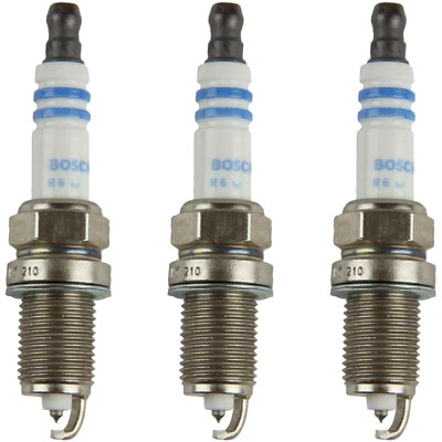 Bosch 9604 Juego de 3 bujías dobles de iridio para Honda Insight L3 1,0 L 2006 Foto 1 de 2