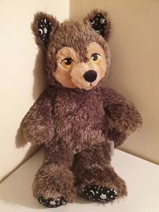 Build A Bear Glow in the Dark Grey Werewolf Halloween Wolf 14" Plush Toy 56V - Picture 1 of 12