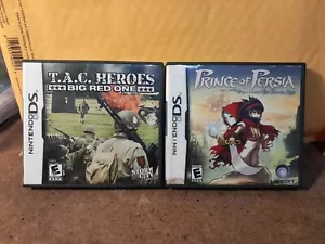Nintendo DS GAME Lot, Prince of Persia & T.A.C. HEROES Big Red One, Make Offer - Picture 1 of 8