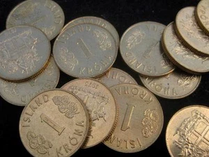 Iceland 1 Krona 1975 BU KM12a lot of 25 BU coins #62 - Picture 1 of 1