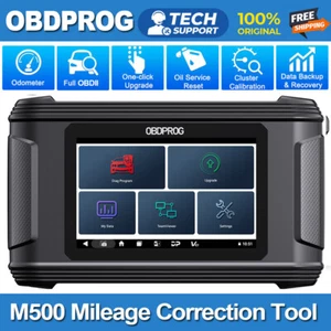 OBDPROG M500 OBD2 Mileage Odometer Correction Car Cluster Calibration Tool OIL - Picture 1 of 19