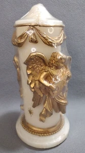 Candela angelo oro angeli che suonano musica alta 7,5” Natale nuova TELEFLORA rara - Foto 1 di 8