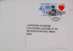 Cover Spain Medicine UNHCR Facing COVID-19 Stamp 20989 - Picture 1 of 2