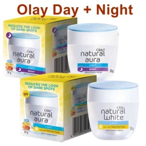 Cream OLAY Day + Night Cream Moisturizer Facial Skin Nourishing Natural 50 g x 2 - Picture 1 of 9
