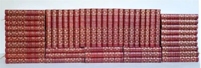 1892 50 VOLUMES of Honere De Balzac works antique FINE DECORATIVE BINDINGS - Image 1 of 4