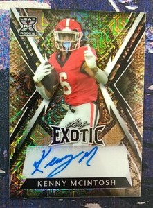 2023 Leaf Exotic Snake Crystal Rookie Auto Kenny Mcintosh 8/8
