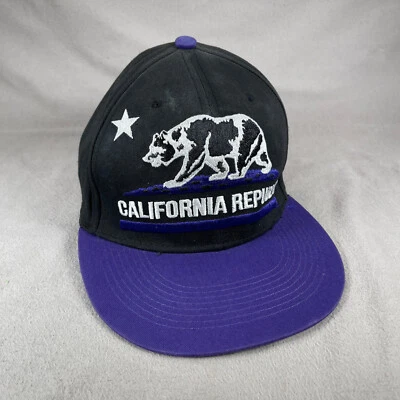 Кепка мужская California Republic один размер черная бейсболка кепка лидер медведь - Изображение 1 из 4