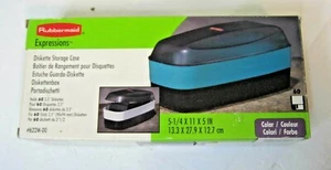 Estuche de almacenamiento Rubbermaid Expressions 3,5" disquete púrpura # 622M-00 tiene capacidad para 60 nuevo de stock - Imagen 1 de 2
