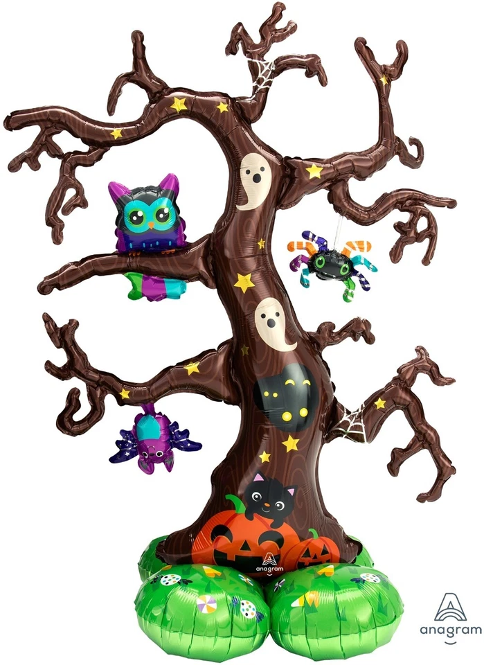 HALLOWEEN ÁRBOL ESPELUZNANTE 62" GLOBO DE ALUMINIO ANAGRAMA AIRLOONZ Foto 1 de 1