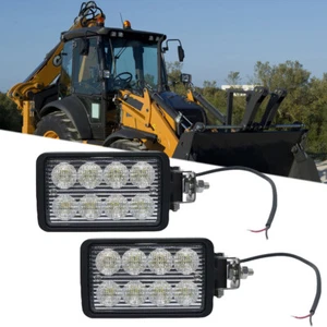 Lámpara de inundación con luz de trabajo LED rectangular para retroexcavadora CASE y topadora sobre orugas - Imagen 1 de 5