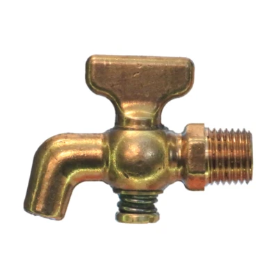 1/8" NPT Tee Handle W/Bibb Brass Drain Pet Cock Valve Gas Air Engines Motor AC26