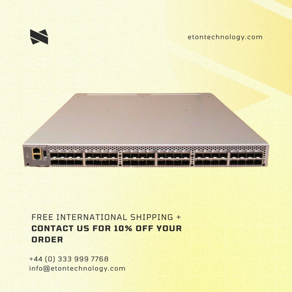QK753B SN6000B 16Gb 48-port/24-port Active Fibre Channel Switch - Image 1 of 1