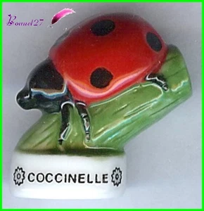 Feve Les Insectes Edition Atlas " La Coccinelle " ladybug #C36 - Imagen 1 de 1