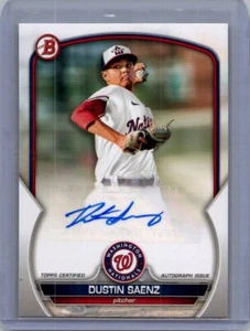 2023 Bowman #PPA-DS Dustin Saenz Prospect Autographs - Picture 1 of 2