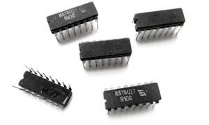 K511ID1 (К511ИД1 / H158) BCD to Decimal Decoder Nixie Driver CDIP (3 pieces) - Picture 1 of 4
