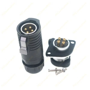 XHP20 4Pin Screw Crimp Aviation Cable Connector,Waterproof Plug Socket connector - Picture 1 of 7