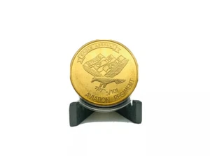 U.S. Army 5/101st Aviation Regiment Eagle Assault Challenge Coin - Preowned - Bild 1 von 6