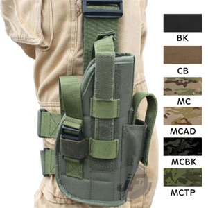 Emerson Tactical Drop Leg Thigh Pistol Holster Right Hand with Mag Pouch Nylon - Picture 1 of 14