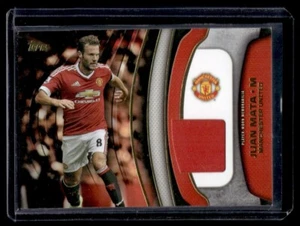 2015 Topps Premier Gold Football Fibers Relic Jersey Juan Mata Manchester United - Bild 1 von 2
