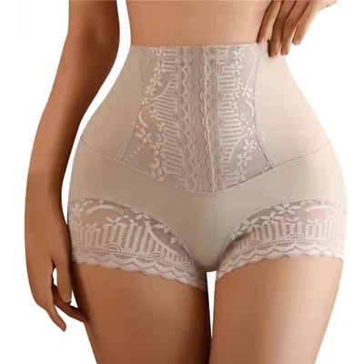 Entrenador de cintura Mujeres Faja Prendas moldeadoras Control de abdomen Cintura alta Panty Negro Tostado Foto 1 de 4