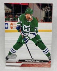 Jaccob Slavin 2023-24 Upper Deck Series 1 #35 Carolina Hurricanes