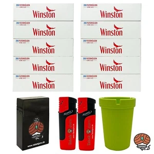 10 Pack Winston Filterhülsen + Autoaschenbecher + Box und FZ - Bild 1 von 6