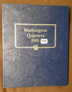 1991 - 1998 WASHINGTON QUARTER — 2 SEITEN WHITMAN ALBUM #9123 - Bild 1 von 3