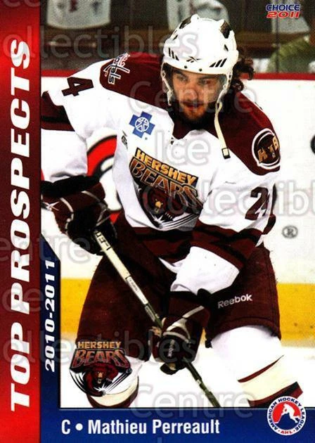 2010-11 AHL Top Prospects #35 Mathieu Perreault - Image 1 of 1