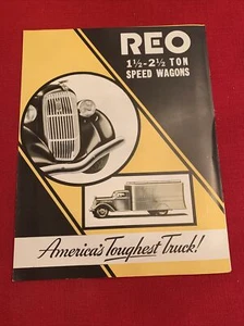 Original vintage brochure REO TRUCKS very good - Picture 1 of 6
