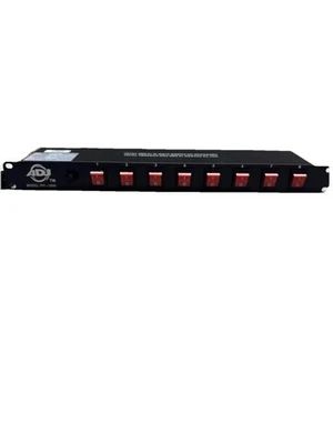 American DJ PC-100A 8-Switch Rack Mount On/Off AC Power Strip Source - Image 1 of 4