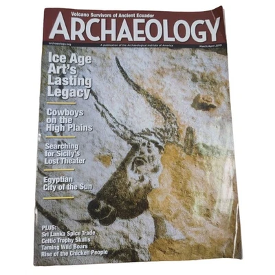 Archaeology Magazine Mar/Apr 2019 Volcano Survivors of Ancient Ecuador Issue Foto 1 de 4