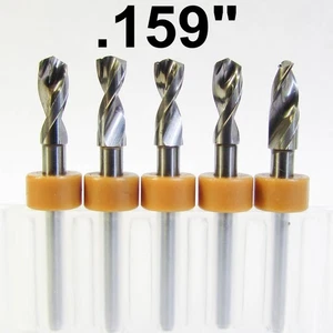 Brocas de 0,159" #21 vástago de 1/8" de carburo sólido cinco piezas - R/S - Imagen 1 de 5