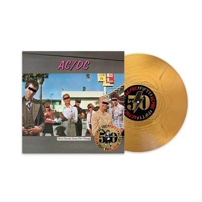 AC/DC Dirty Deeds Done Dirt Cheap (50th Anniversary Gold Vinyl) (Vinyl) - Image 1 of 2